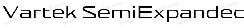 Vartek SemiExpandedMedium Regular字体转换